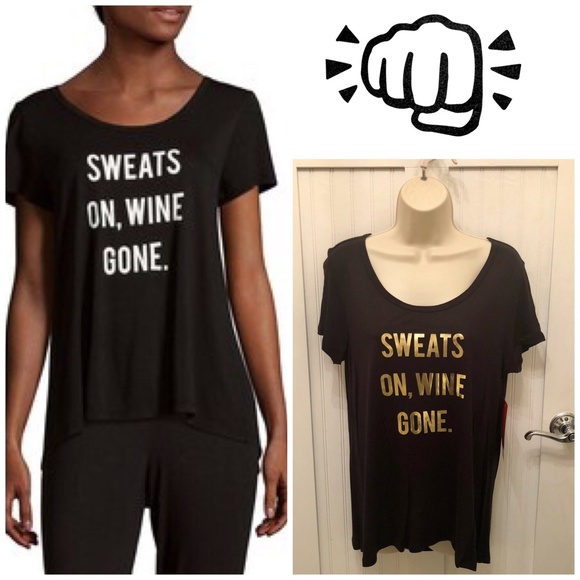 Betsey Johnson Tops - NWT Betsey Johnson Performance Black Tee Shirt